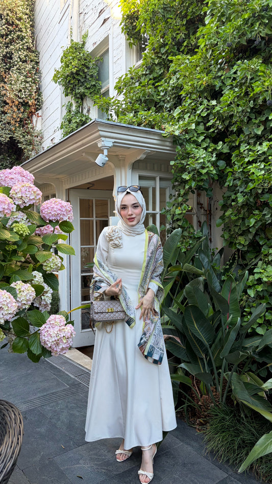Ecru Roselle Dress