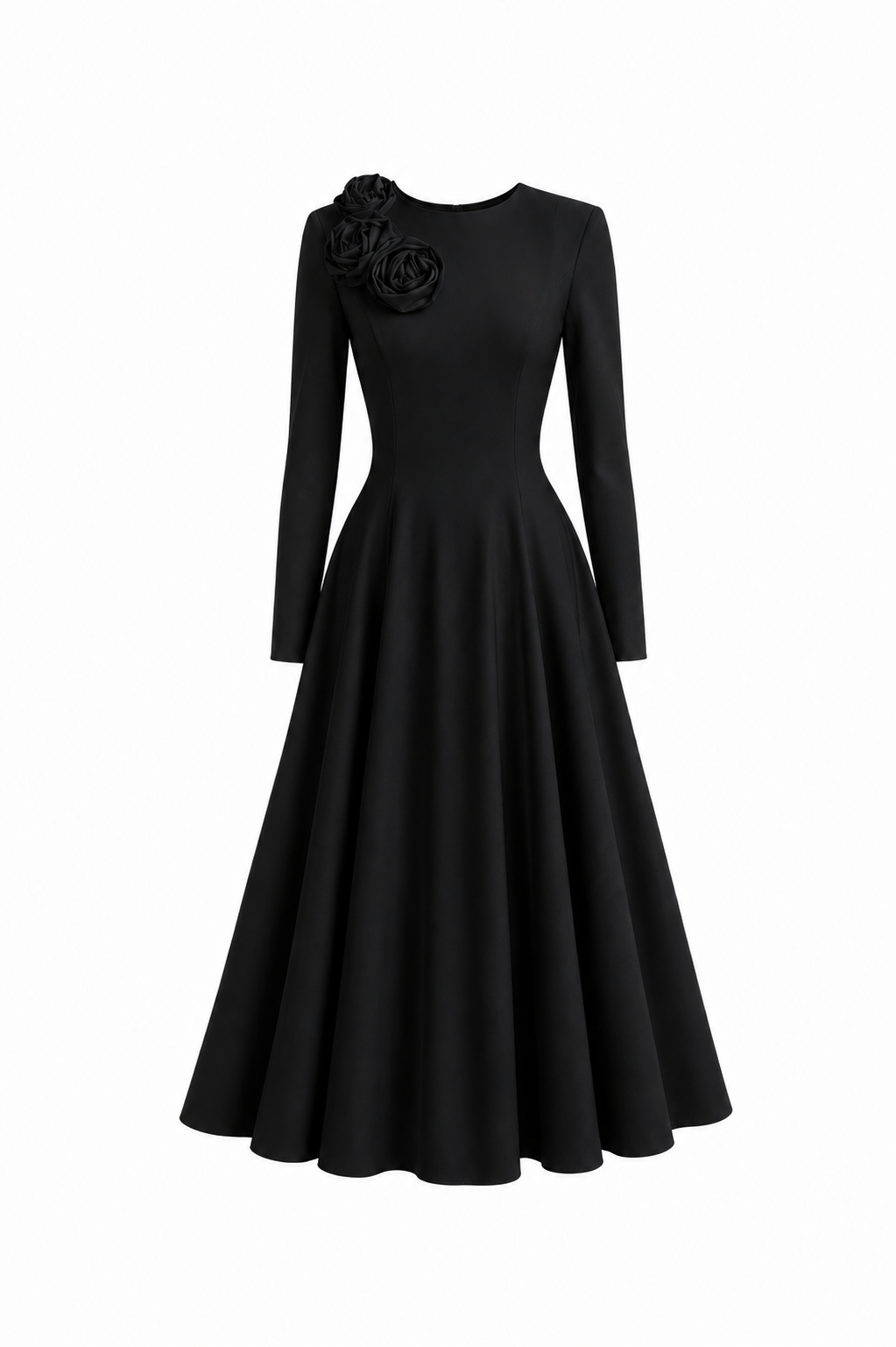 Black Roselle Dress