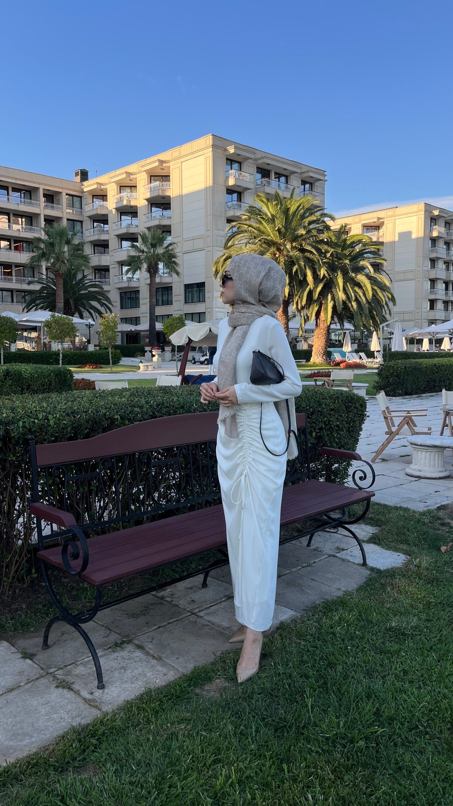 Ecru Swan Dress