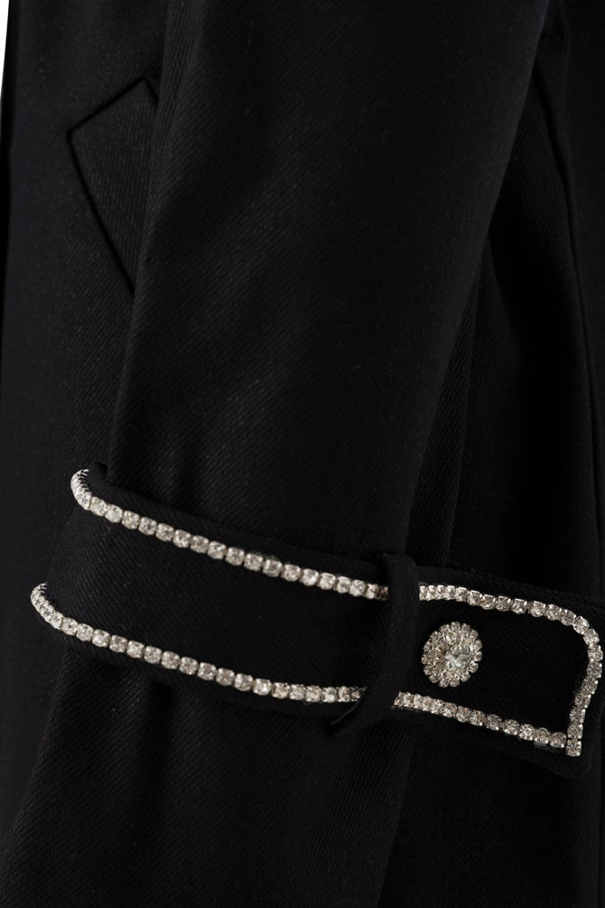 Taş İşlemeli Trençkot